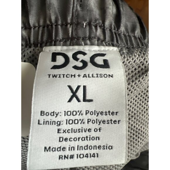 DSG Vintage Gray Camouflage Mens Athletic Shorts, XL - Picture 10 of 10